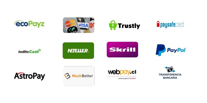 Metodos de pago para apostar online