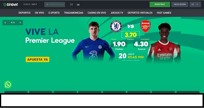 Tinbet Apuestas Deportivas en Perú