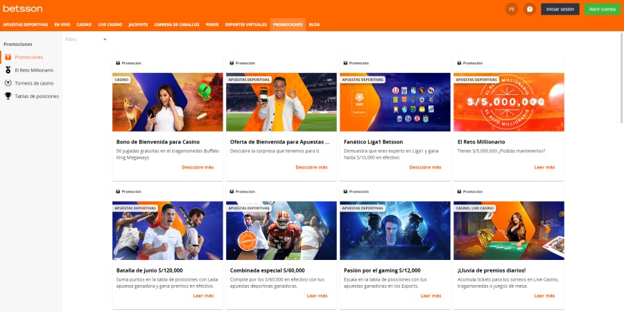 betsson - promociones de apuestas en junio