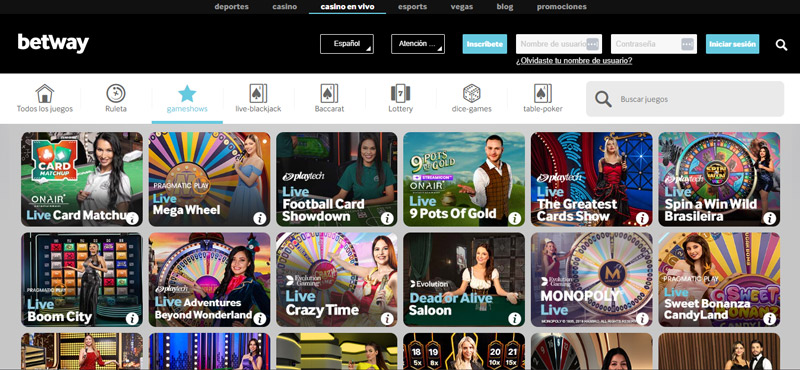 Betway Perú Casino