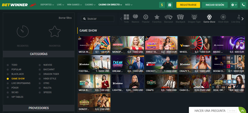 BetWinner Casino Perú