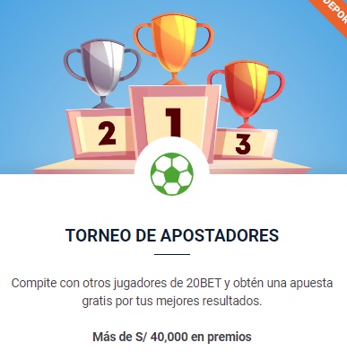Promociones de 20Bet apostadores