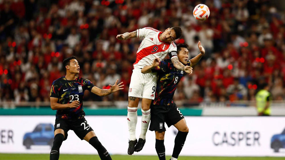 Perú gana su amistoso contra Corea del Sur